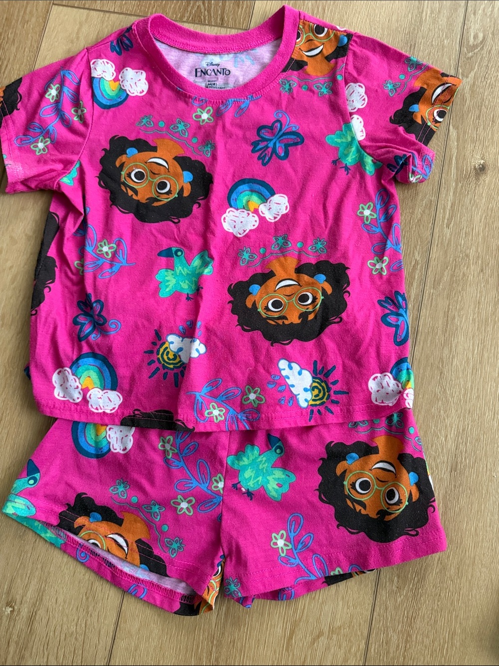 Disney Hot Pink Mirabel Short Pajama Set